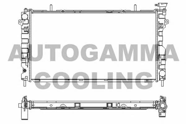 Autogamma 105832 Radiator, engine cooling 105832: Buy near me in Poland at 2407.PL - Good price!