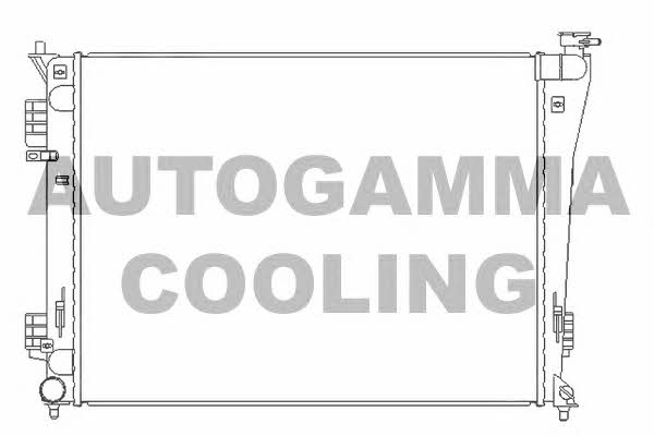Autogamma 105836 Радіатор охолодження двигуна 105836: Приваблива ціна - Купити у Польщі на 2407.PL!