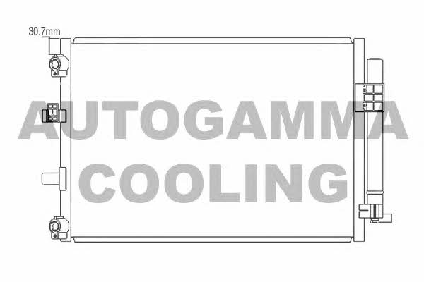 Autogamma 105881 Cooler Module 105881: Buy near me in Poland at 2407.PL - Good price!
