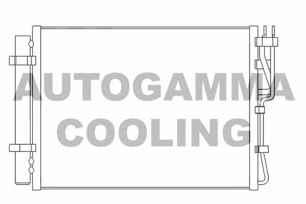 Autogamma 105885 Радиатор кондиционера (Конденсатор) 105885: Отличная цена - Купить в Польше на 2407.PL!