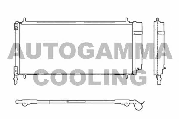 Autogamma 103709 Cooler Module 103709: Buy near me in Poland at 2407.PL - Good price!