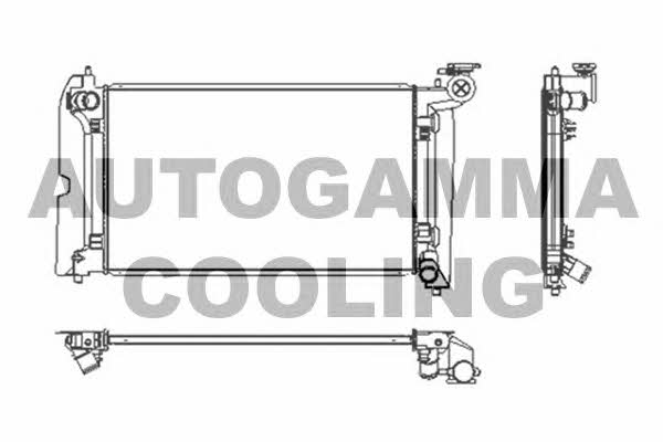 Autogamma 103756 Radiator, engine cooling 103756: Buy near me in Poland at 2407.PL - Good price!