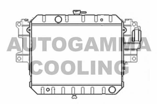 Autogamma 103855 Радиатор охлаждения двигателя 103855: Отличная цена - Купить в Польше на 2407.PL!