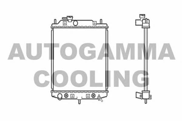 Autogamma 103910 Радіатор охолодження двигуна 103910: Приваблива ціна - Купити у Польщі на 2407.PL!