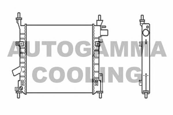 Autogamma 103919 Radiator, engine cooling 103919: Buy near me in Poland at 2407.PL - Good price!