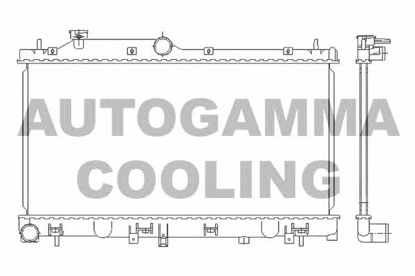 Autogamma 105927 Radiator, engine cooling 105927: Buy near me in Poland at 2407.PL - Good price!