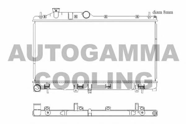 Autogamma 105932 Radiator, engine cooling 105932: Buy near me in Poland at 2407.PL - Good price!