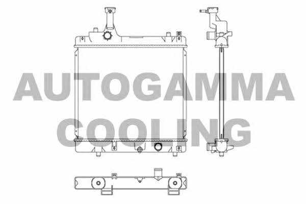 Autogamma 105934 Радіатор охолодження двигуна 105934: Купити у Польщі - Добра ціна на 2407.PL!