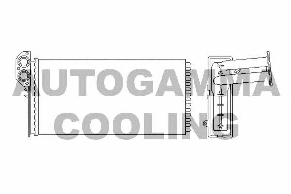 Autogamma 105994 Радіатор опалювача салону 105994: Приваблива ціна - Купити у Польщі на 2407.PL!