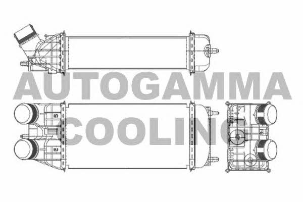 Autogamma 105995 Intercooler, charger 105995: Buy near me in Poland at 2407.PL - Good price!