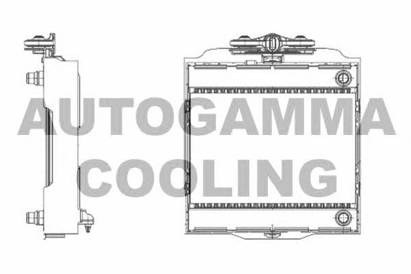 Autogamma 107010 Radiator, engine cooling 107010: Buy near me in Poland at 2407.PL - Good price!