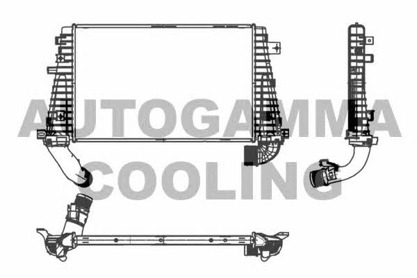 Autogamma 107024 Intercooler, charger 107024: Buy near me in Poland at 2407.PL - Good price!