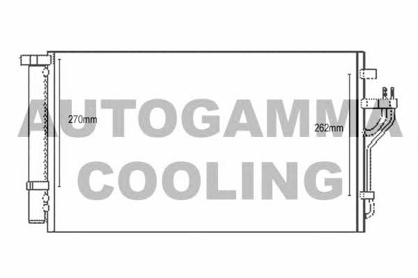 Autogamma 107110 Радиатор кондиционера (Конденсатор) 107110: Отличная цена - Купить в Польше на 2407.PL!
