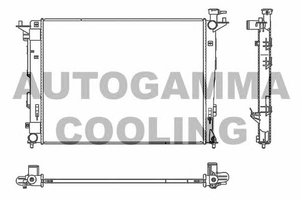 Autogamma 107119 Radiator, engine cooling 107119: Buy near me in Poland at 2407.PL - Good price!