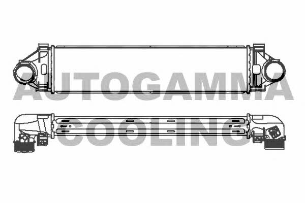Autogamma 107133 Intercooler, charger 107133: Buy near me in Poland at 2407.PL - Good price!