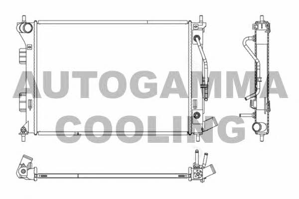 Autogamma 107139 Radiator, engine cooling 107139: Buy near me in Poland at 2407.PL - Good price!