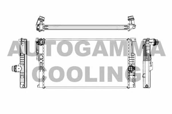 Autogamma 107161 Radiator, engine cooling 107161: Buy near me in Poland at 2407.PL - Good price!