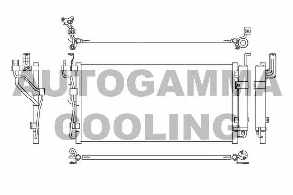Autogamma 107184 Cooler Module 107184: Buy near me in Poland at 2407.PL - Good price!