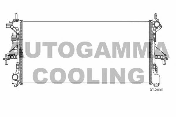 Autogamma 107211 Радіатор охолодження двигуна 107211: Приваблива ціна - Купити у Польщі на 2407.PL!
