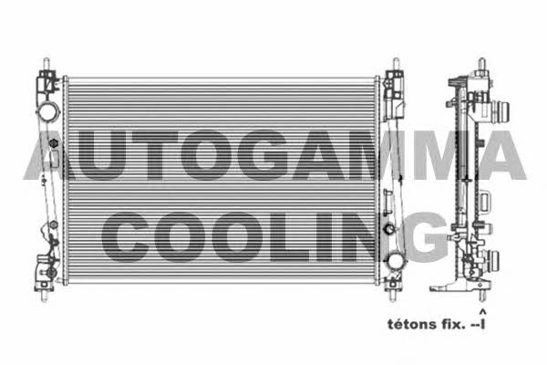 Autogamma 103987 Radiator, engine cooling 103987: Buy near me in Poland at 2407.PL - Good price!