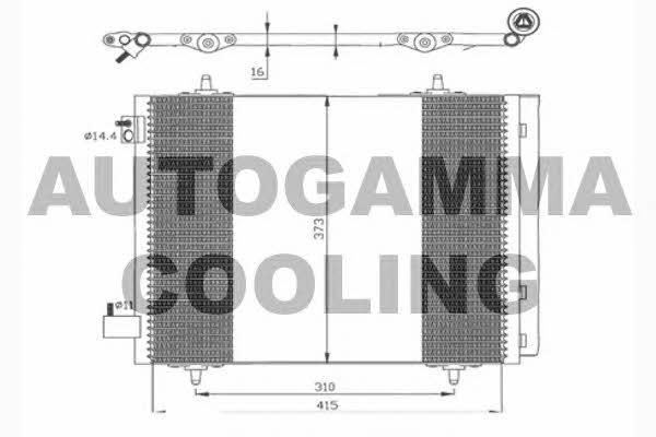 Autogamma 103996 Cooler Module 103996: Buy near me in Poland at 2407.PL - Good price!