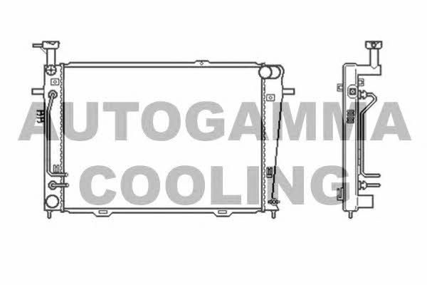 Autogamma 104009 Radiator, engine cooling 104009: Buy near me in Poland at 2407.PL - Good price!