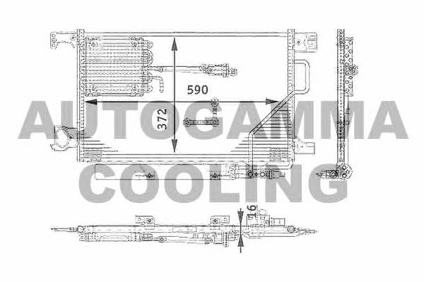 Autogamma 104127 Cooler Module 104127: Buy near me in Poland at 2407.PL - Good price!