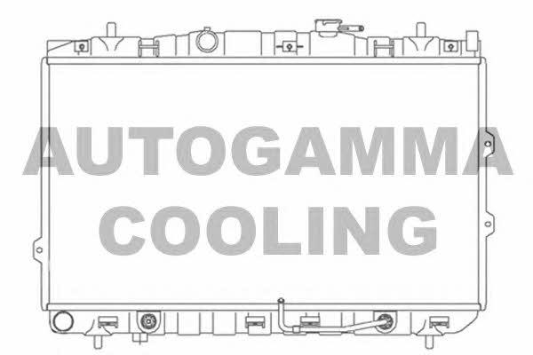 Autogamma 104174 Радиатор охлаждения двигателя 104174: Отличная цена - Купить в Польше на 2407.PL!