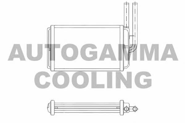 Autogamma 104215 Heat exchanger, interior heating 104215: Buy near me in Poland at 2407.PL - Good price!