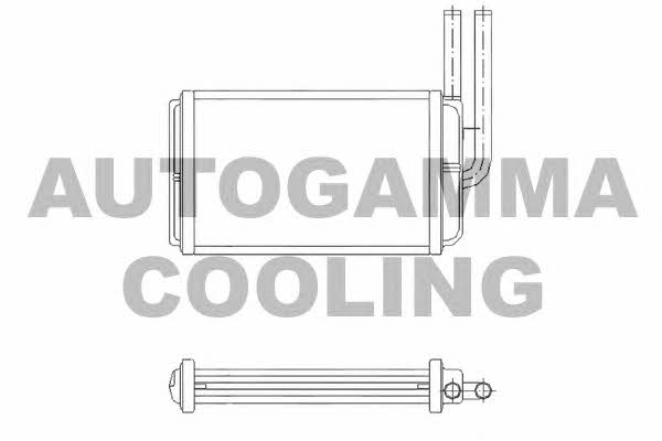 Autogamma 104215 Радіатор опалювача салону 104215: Приваблива ціна - Купити у Польщі на 2407.PL!