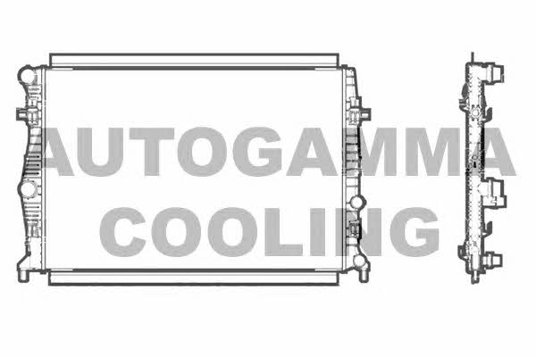 Autogamma 107238 Radiator, engine cooling 107238: Buy near me in Poland at 2407.PL - Good price!