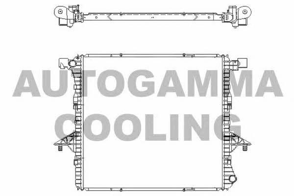 Autogamma 107244 Radiator, engine cooling 107244: Buy near me in Poland at 2407.PL - Good price!