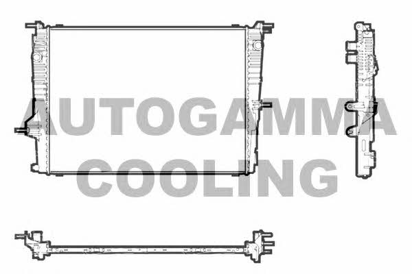 Autogamma 107247 Radiator, engine cooling 107247: Buy near me in Poland at 2407.PL - Good price!