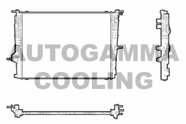 Autogamma 107247 Радіатор охолодження двигуна 107247: Приваблива ціна - Купити у Польщі на 2407.PL!