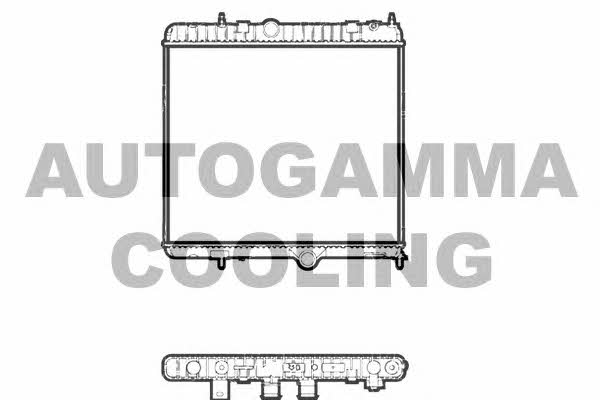 Autogamma 107254 Radiator, engine cooling 107254: Buy near me in Poland at 2407.PL - Good price!