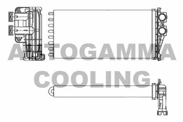 Autogamma 107261 Heat exchanger, interior heating 107261: Buy near me in Poland at 2407.PL - Good price!