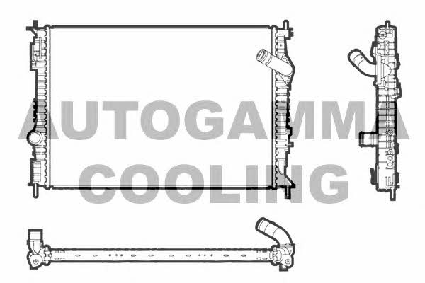 Autogamma 107278 Kühler motorkühlung 107278: Kaufen Sie zu einem guten Preis in Polen bei 2407.PL!