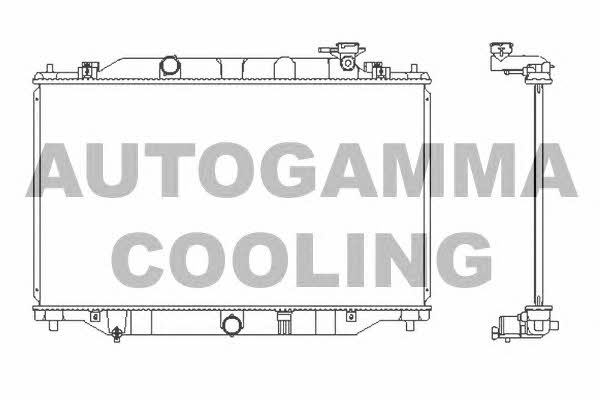 Autogamma 107280 Радіатор охолодження двигуна 107280: Приваблива ціна - Купити у Польщі на 2407.PL!