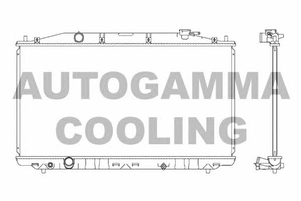 Autogamma 107445 Radiator, engine cooling 107445: Buy near me in Poland at 2407.PL - Good price!