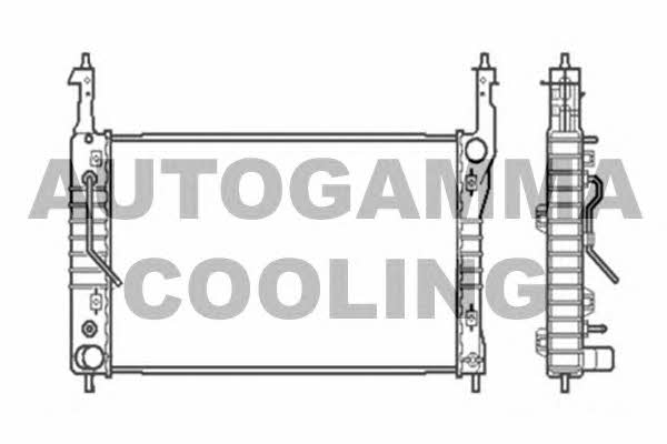 Autogamma 104252 Радіатор охолодження двигуна 104252: Приваблива ціна - Купити у Польщі на 2407.PL!