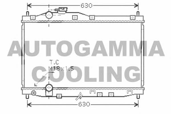 Autogamma 104265 Kühler motorkühlung 104265: Bestellen Sie in Polen zu einem guten Preis bei 2407.PL!