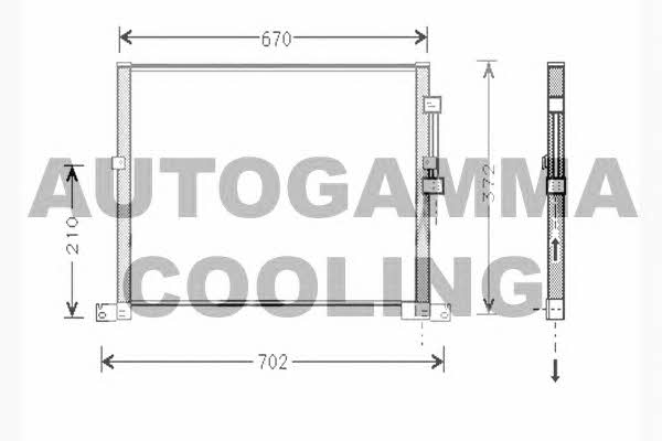 Autogamma 104301 Cooler Module 104301: Buy near me in Poland at 2407.PL - Good price!