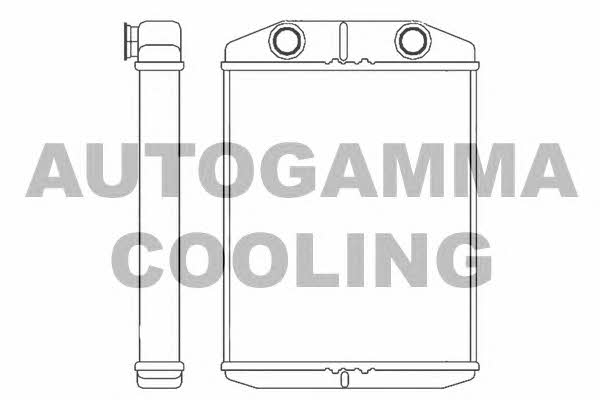 Autogamma 107147 Heat exchanger, interior heating 107147: Buy near me in Poland at 2407.PL - Good price!