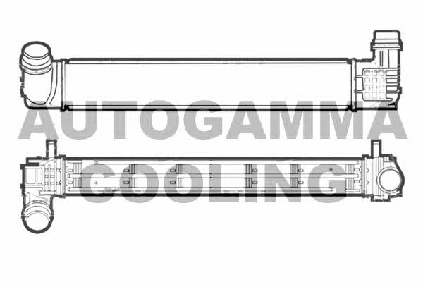 Autogamma 107474 Intercooler, charger 107474: Buy near me in Poland at 2407.PL - Good price!