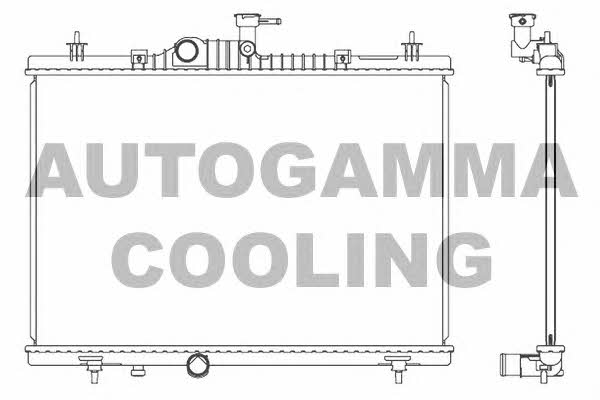 Autogamma 107352 Radiator, engine cooling 107352: Buy near me in Poland at 2407.PL - Good price!