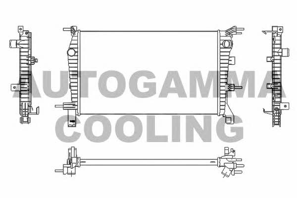 Autogamma 107538 Radiator, engine cooling 107538: Buy near me in Poland at 2407.PL - Good price!