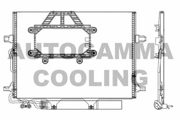 Autogamma 107356 Cooler Module 107356: Buy near me in Poland at 2407.PL - Good price!