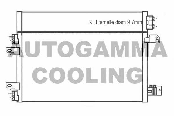 Autogamma 107492 Радиатор кондиционера (Конденсатор) 107492: Отличная цена - Купить в Польше на 2407.PL!