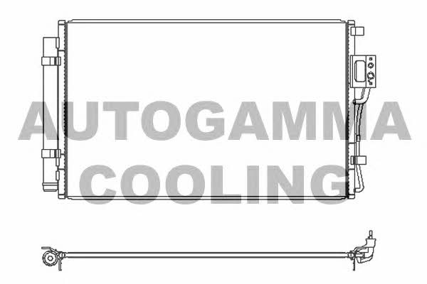 Autogamma 107368 Радиатор кондиционера (Конденсатор) 107368: Отличная цена - Купить в Польше на 2407.PL!