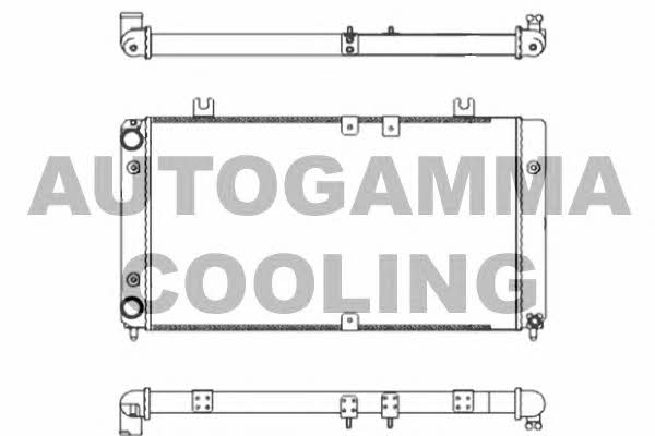Autogamma 107372 Radiator, engine cooling 107372: Buy near me in Poland at 2407.PL - Good price!